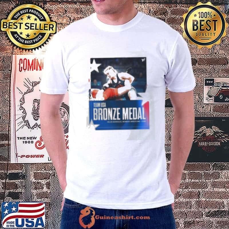 Helen Maroulis Team USA Bronze Medal Women’s Wrestling 57kg Paris Olympic 2024 Poster shirt