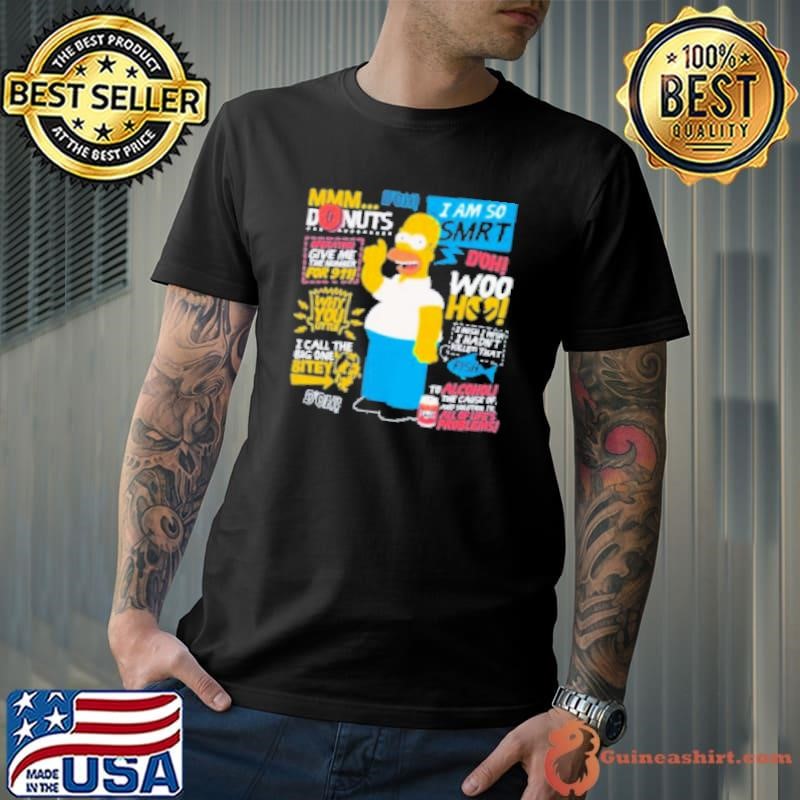 Homer Simpson Mmm Donuts Operator Give Me The Number For 911 Why You Little Shirt