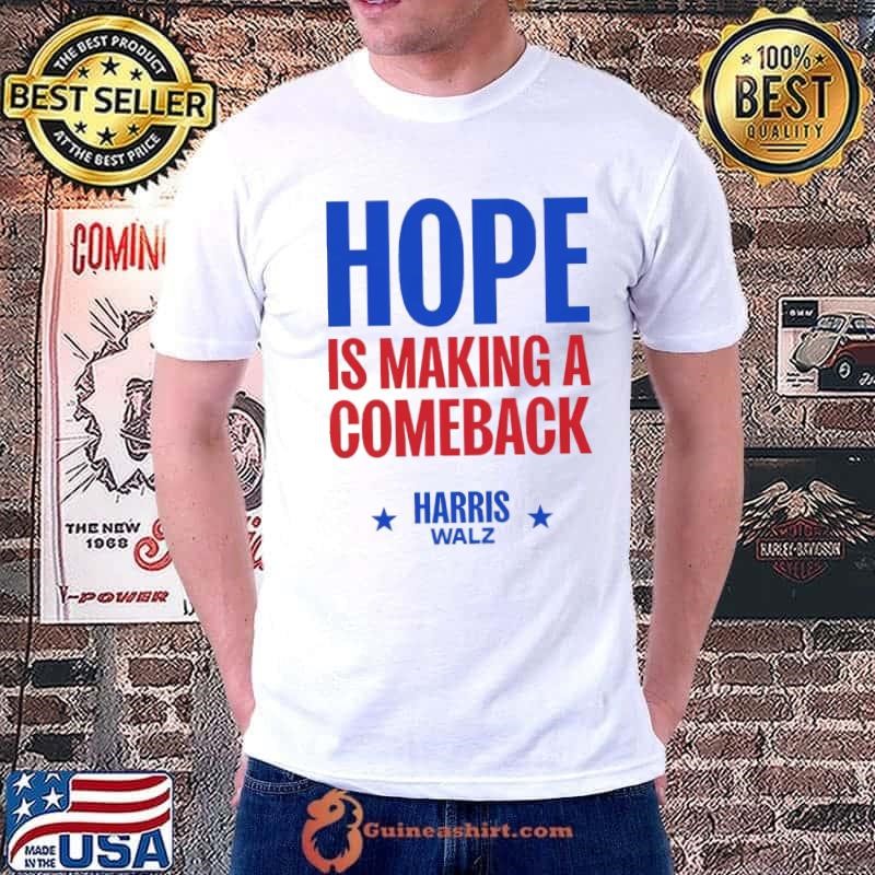 Hope is making a comeback harris walz stars election 2024 Unisex