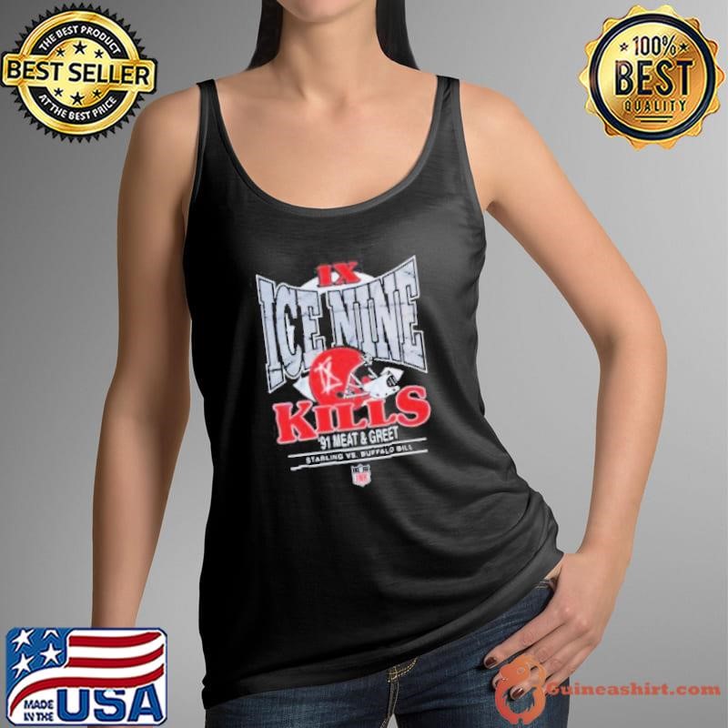 Ice Nine Kills IX ’91 Meat & Greet Starling Vs Buffalo Bill NFL Shirts