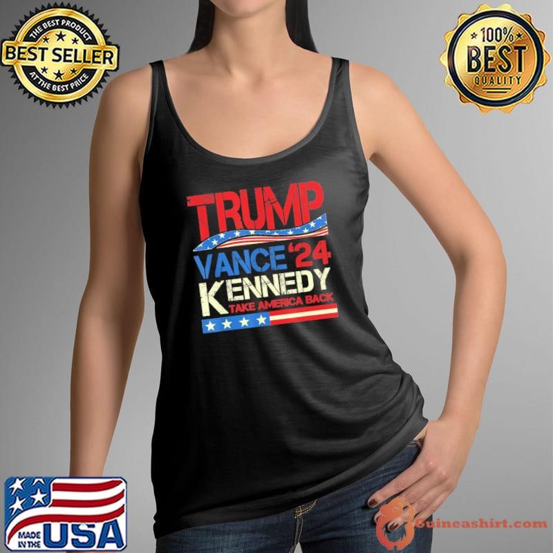 I'm Voting For Trump And Kennedy 2024 make america back usa election T-Shirt