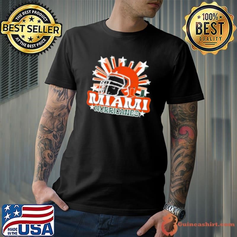 Image One Men'S Miami Hurricanes Grey Helmet Star Unisex