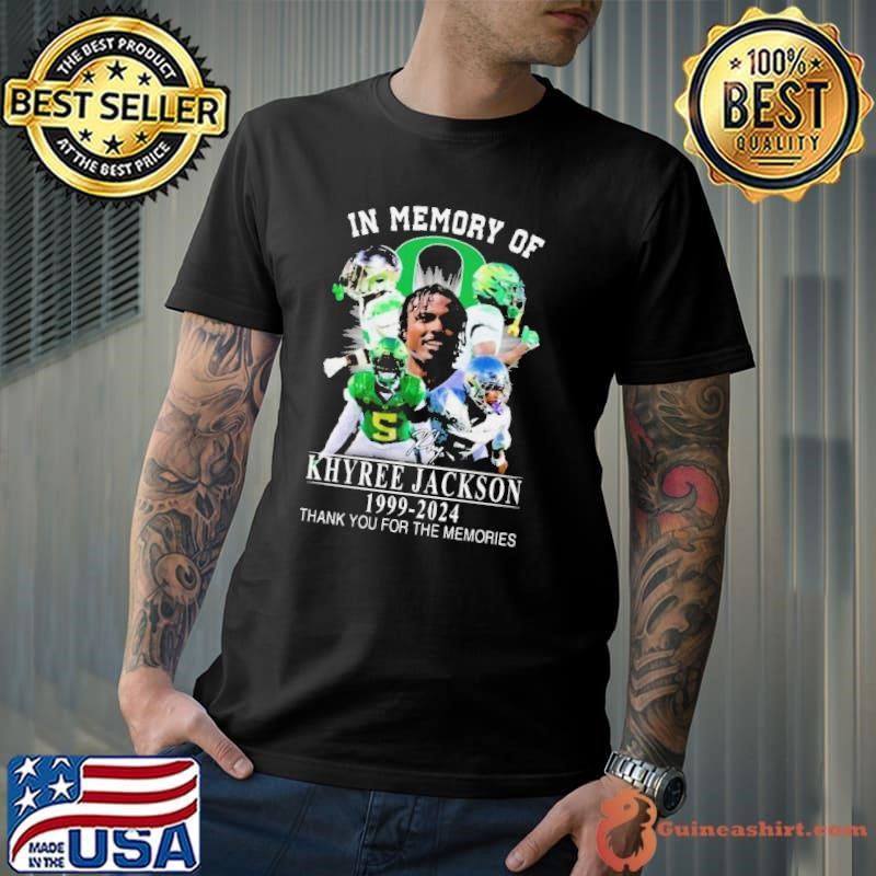 In Memory Of Khyree Jackson 1999 2024 Thank You For The Memories shirt