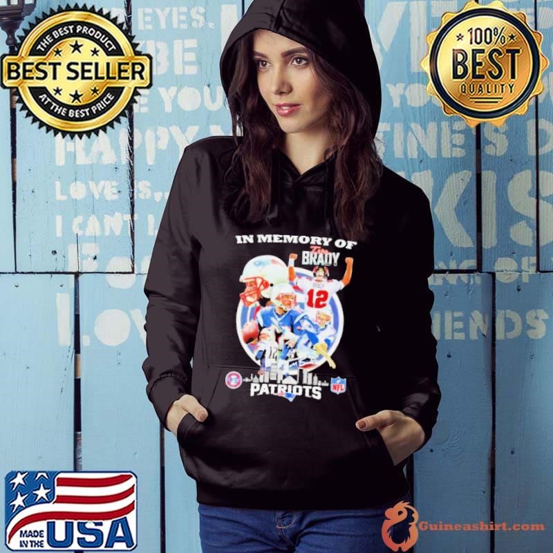 In Memory Of Tom Brady New England Patriots Signatures Hoodie