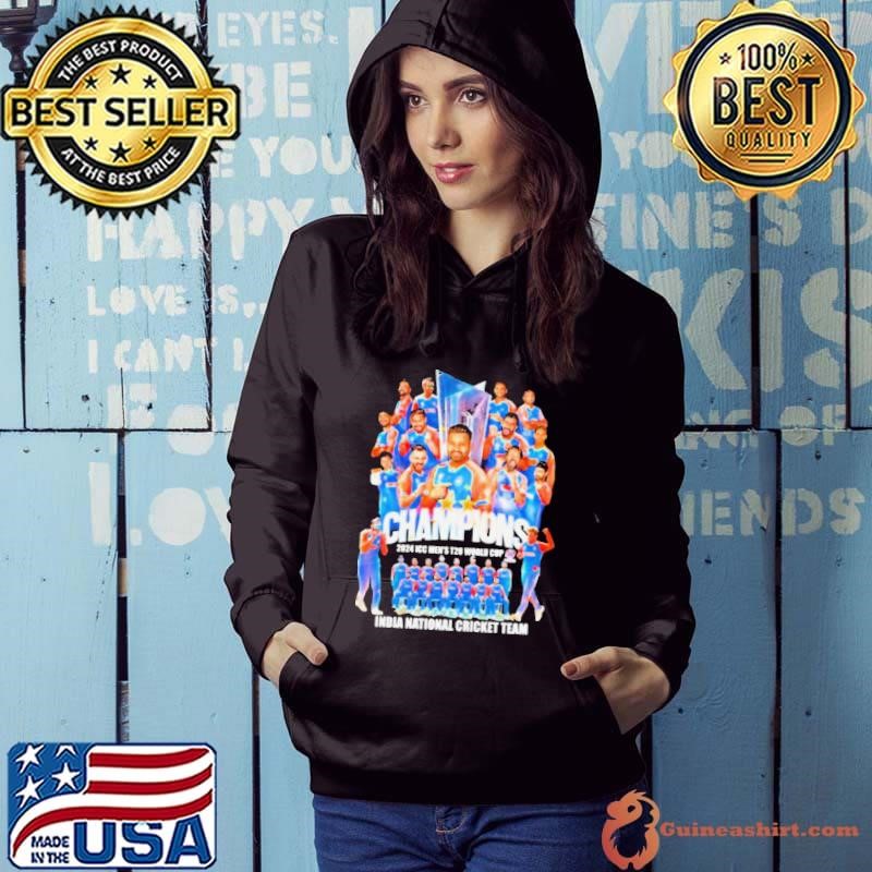 India National Cricket Team Champions 2024 ICC Men’s T20 World Cup Shirt