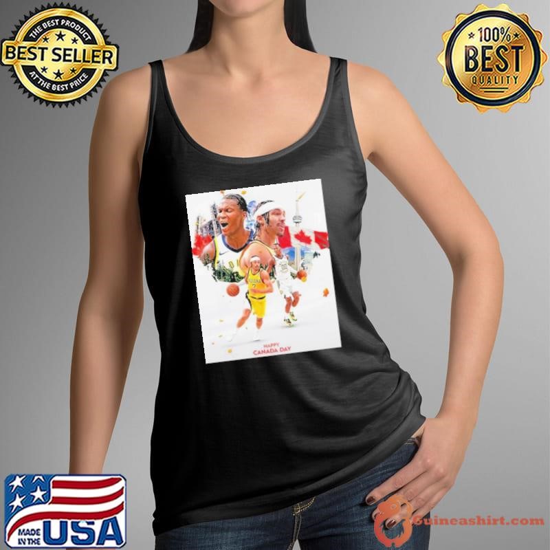 Indiana Pacers Happy Canada Day To Our Neighbors Up North Tank Top