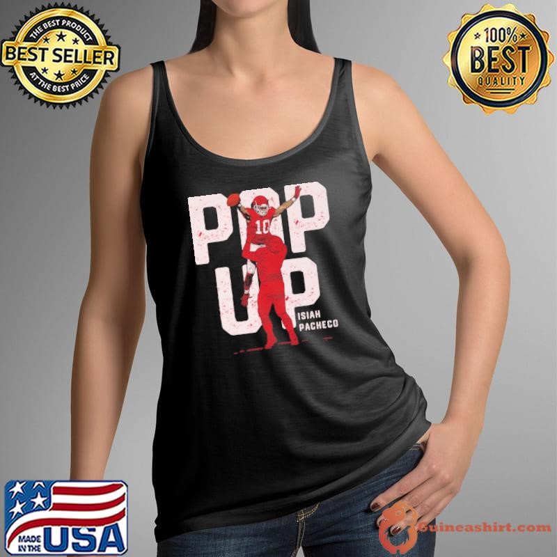 Isiah Pacheco American football running back Kansas City Pop Up T-Shirt
