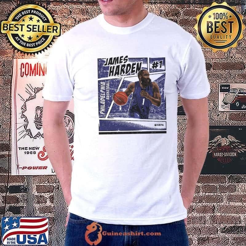 James Harden American professional basketball player Philadelphia Comic T-Shirt