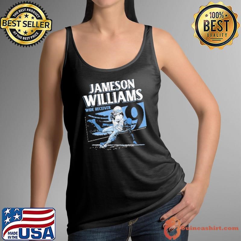 Jameson Williams Detroit Player Name Wide Receiver T-Shirt