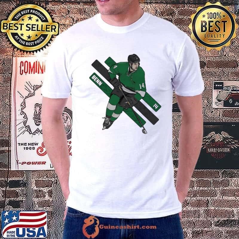 Jamie benn stripes Canadian professional ice hockey winger T-Shirt