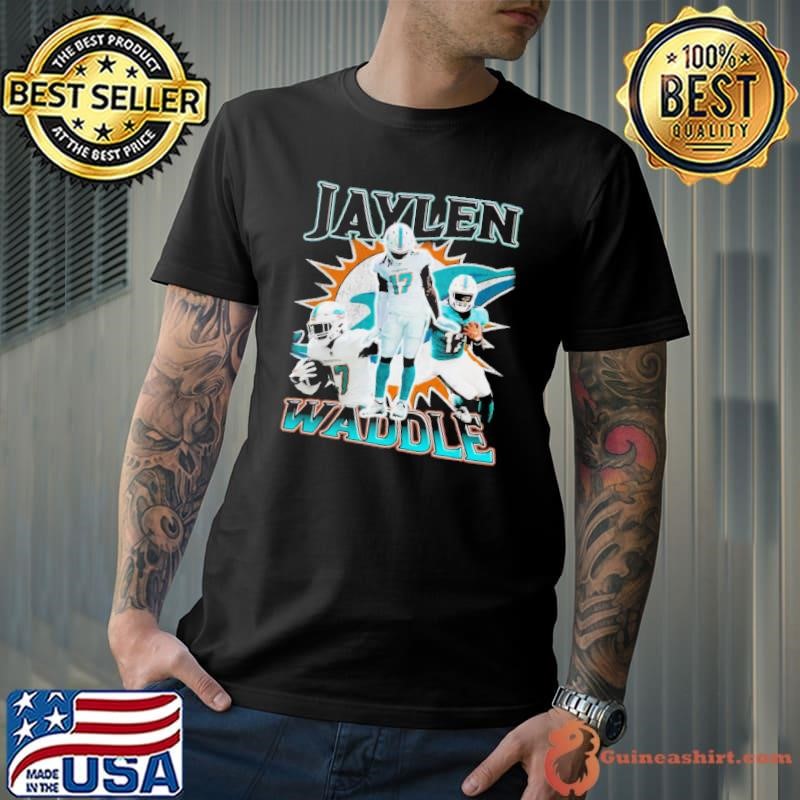 Jaylen Waddle American professional football wide receiver Vintage Collage Unisex