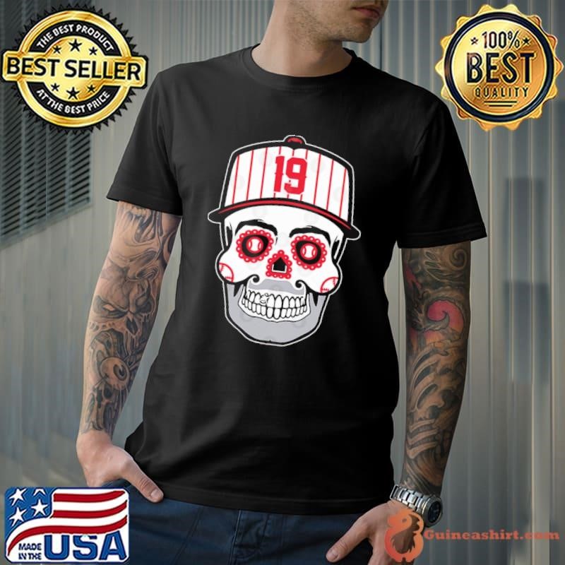 Joey Votto Sugar Skull Canadian former professional baseball first baseman T-Shirt