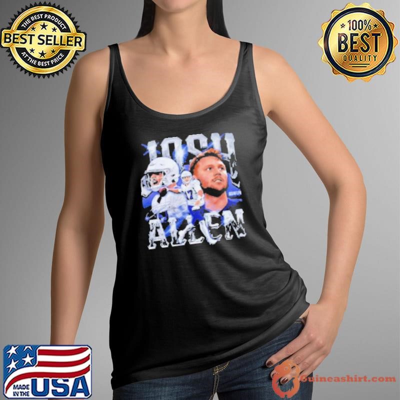 Josh Allen Buffalo Vintage Player Rugby Buffalo Bills Tank Top