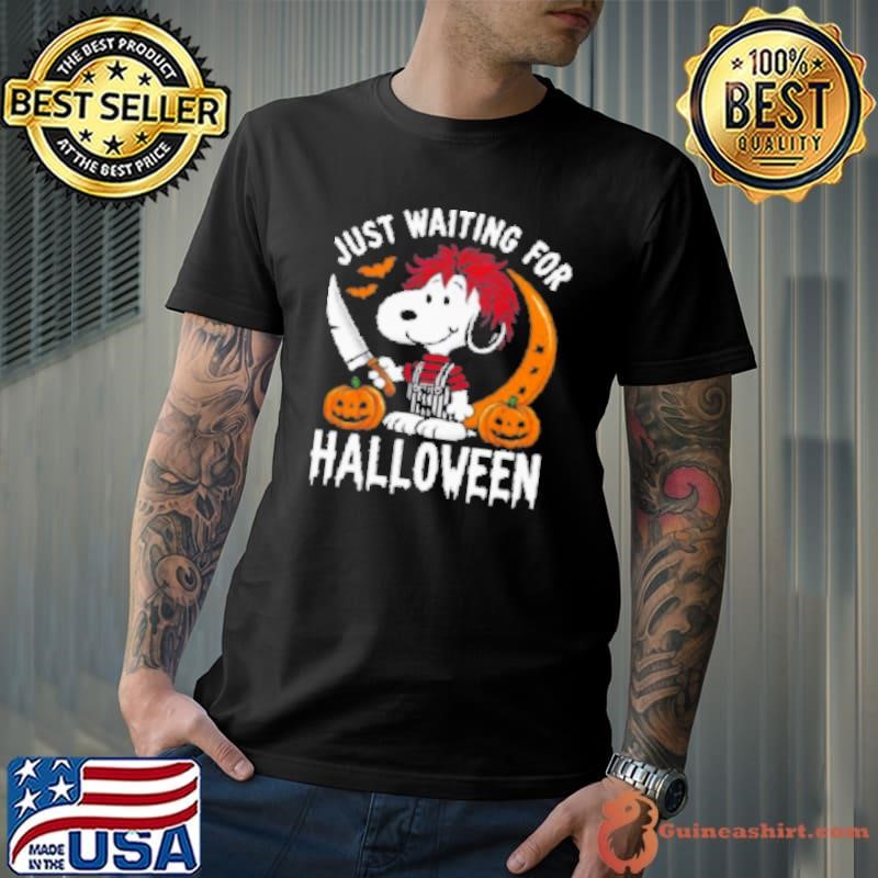 Just Waiting For Halloween Snoopy Shirt