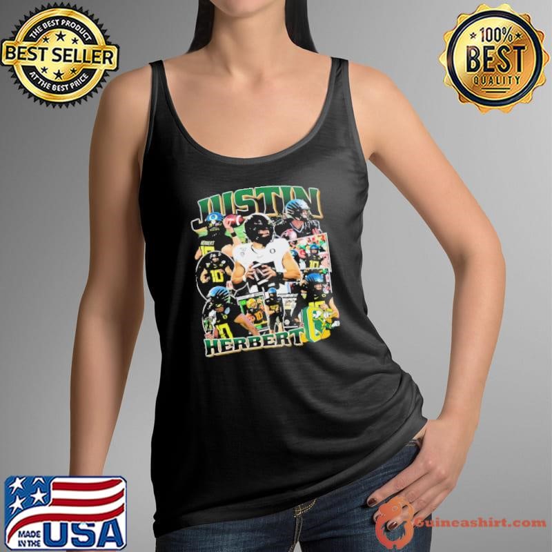 Justin Herbert an American football quarterback Vintage Bootleg Tank Top