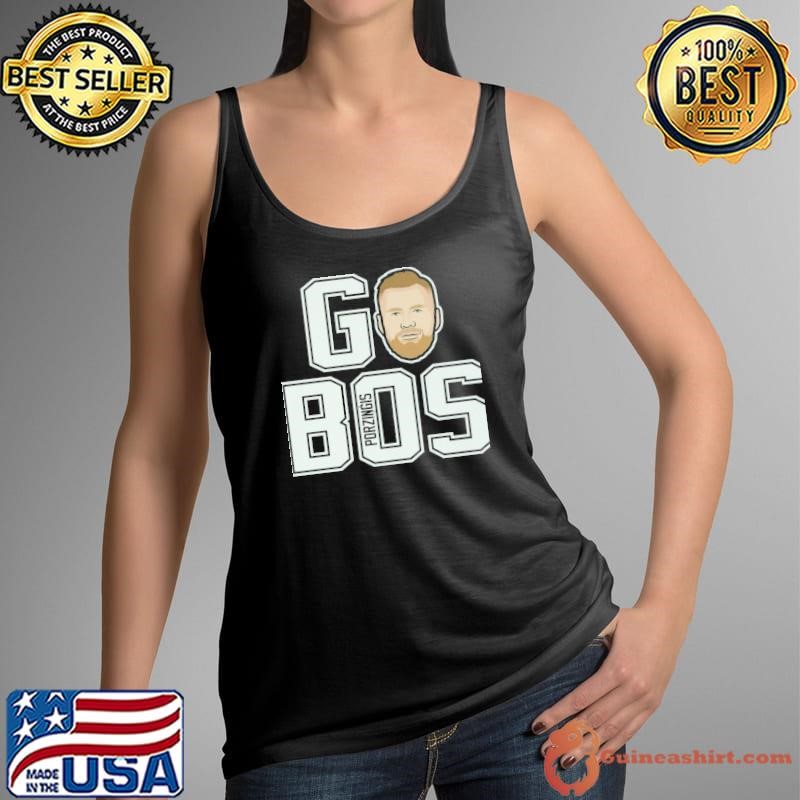 Kristaps Porzingis Latvian professional basketball Boston GO BOS T-Shirt