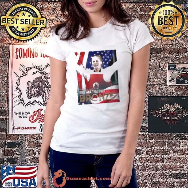 Kristina Teachout Bronze Medal Taekwondo Women’s 67kg Paris Olympic 2024 Poster Ladiestee