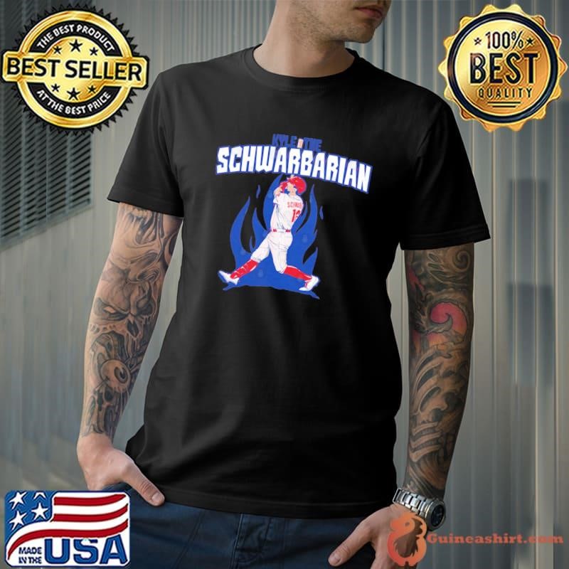 Kyle Schwarber The Schwarbarian American professional baseball outfielder T-Shirt