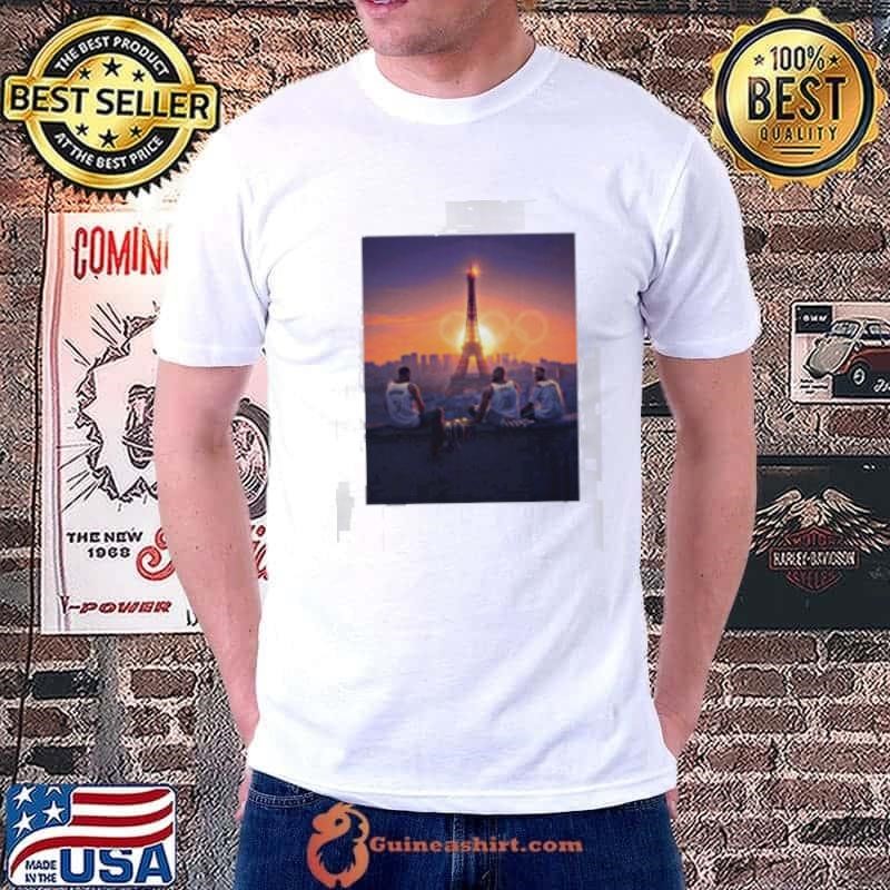 Lebron James Kevin Durant Steph Curry Gold Medals Olympic Paris 2024 Poster Unisex