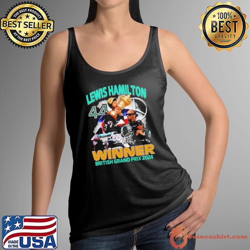 Lewis Hamilton Winner British Grand Prix 2024 Signature shirt
