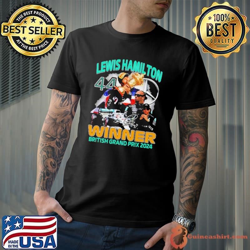 Lewis Hamilton Winner British Grand Prix 2024 Signature Unisex