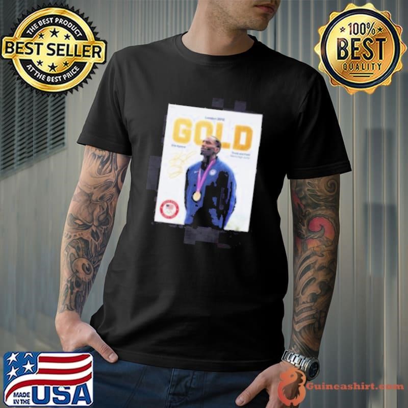 London 2012 Erik Kynard Gold Medal Track And Field Men’s High Jump Olympic Team Signature Poster shirt
