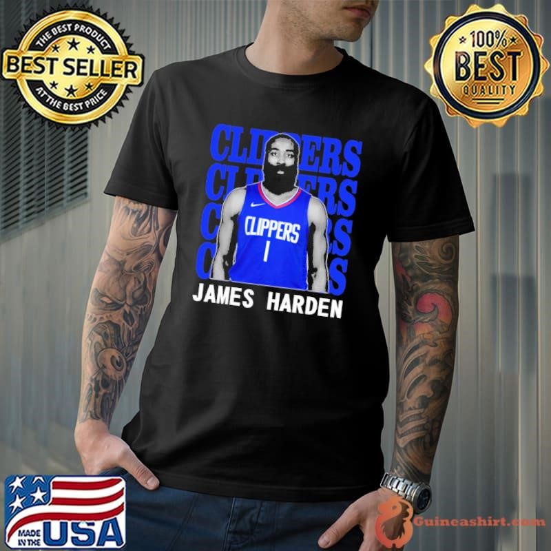 Los Angeles Clippers James Harden 1 American professional basketball T-Shirt