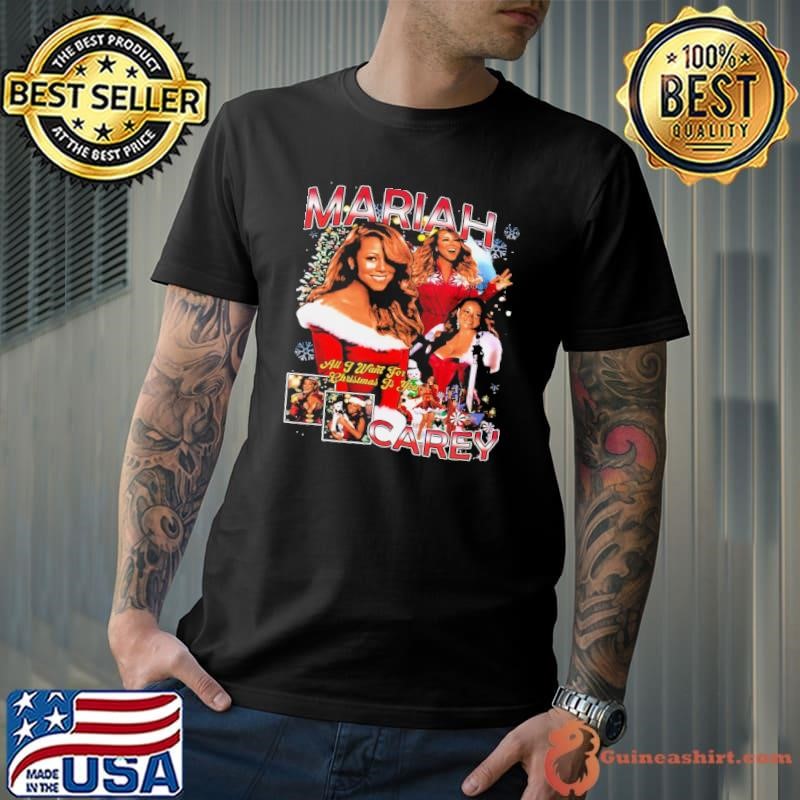 Mariah Carey an American singer-songwriter record producer Xmas Vintage Unisex