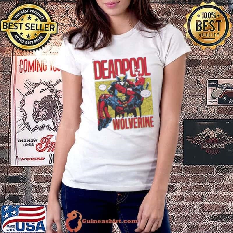 Marvel X men Deadpool And Wolverine Comic Ladiestee