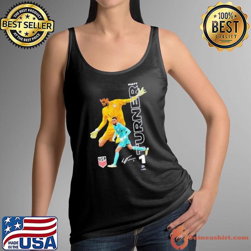 Matt Turner Soccer Player Number 1 Signature shirt