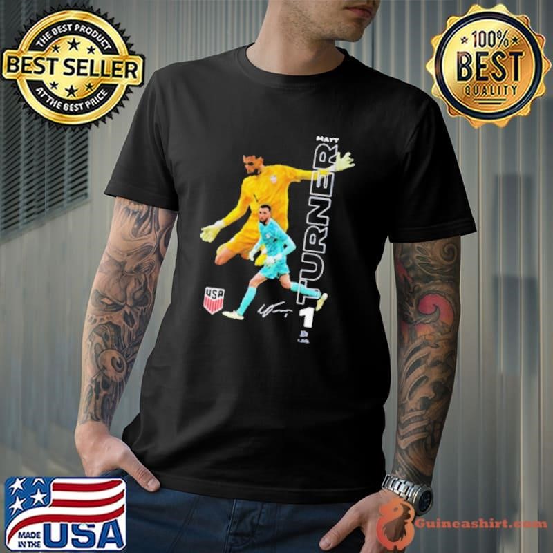 Matt Turner Soccer Player Number 1 Signature Unisex
