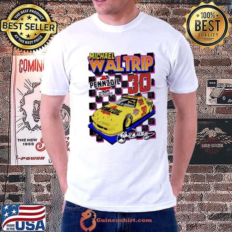 Michael Waltrip Pennzoil Retro Nascar Design Unisex