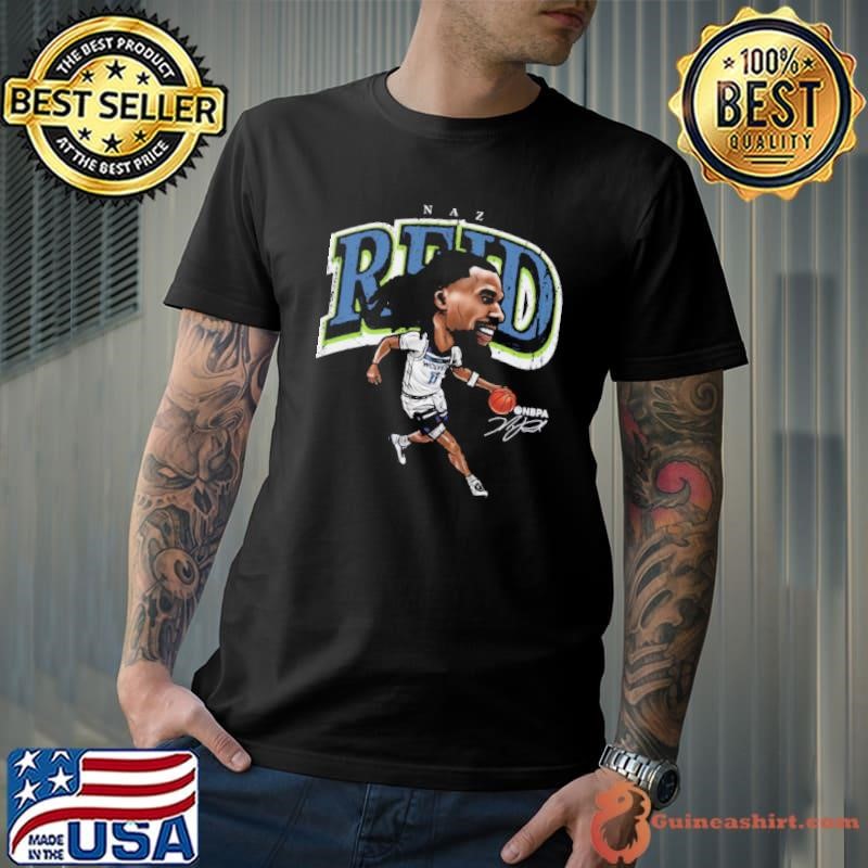 Naz Reid Minnesota Cartoon American professional basketball player T-Shirt