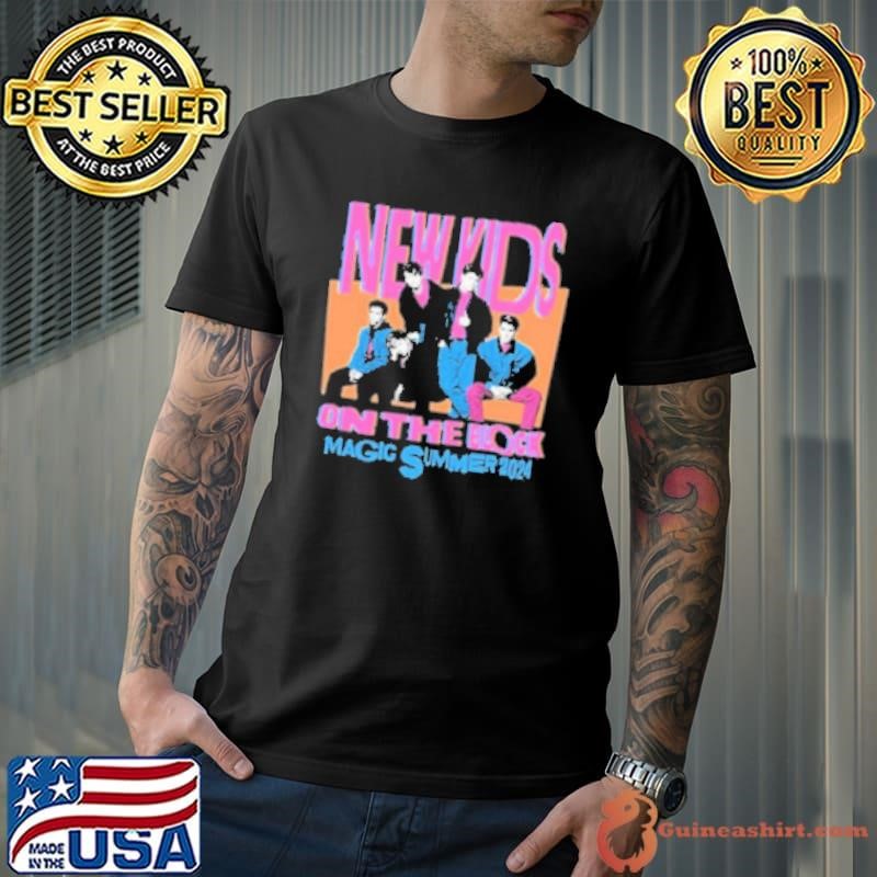 New Kids On The Block Magic Summer 2024 Tour Violet Shirt