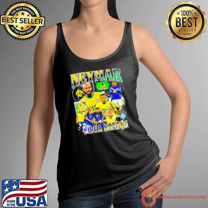 Neymar Brazil Brazilian professional footballer Vintage Bootleg Tank Top