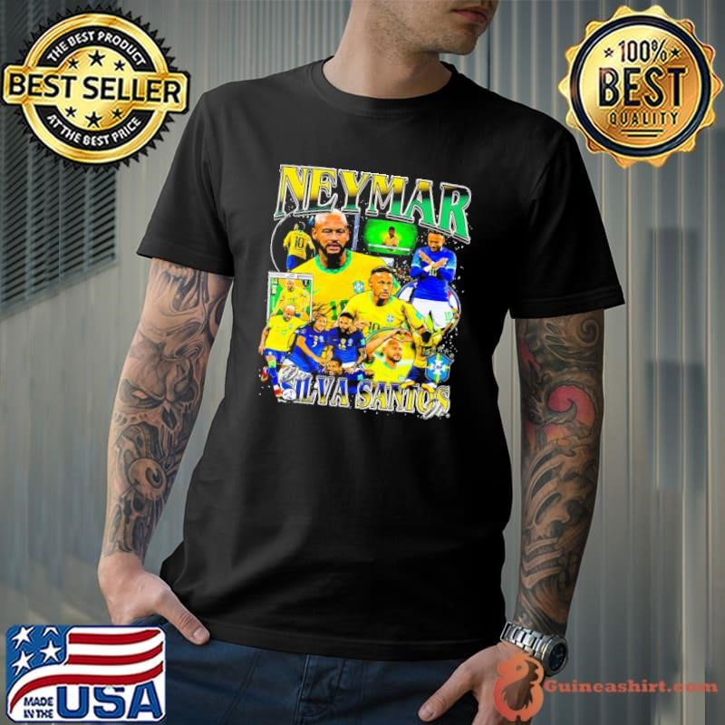 Neymar Brazil Brazilian professional footballer Vintage Bootleg Unisex