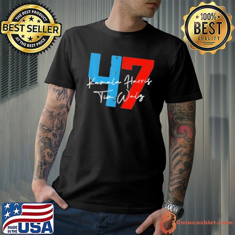 Official Harris Walz 2024 Waltz President Democratic 47 Shirt