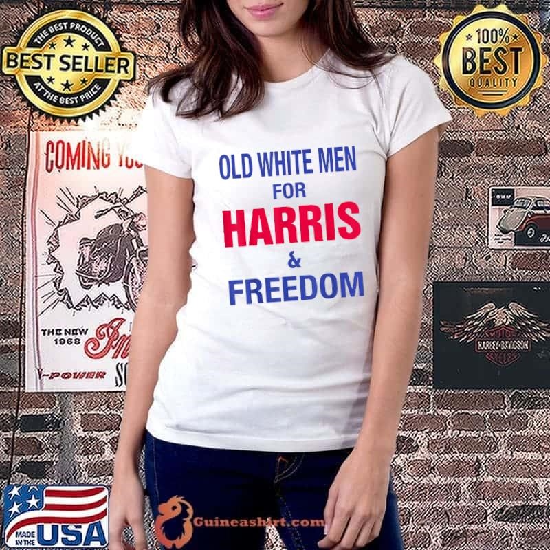 Old White Men for Harris & Freedom Election 2024 Ladiestee