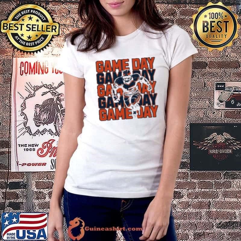 Original Denver Broncos Gameday Stacked Repeat Shirt