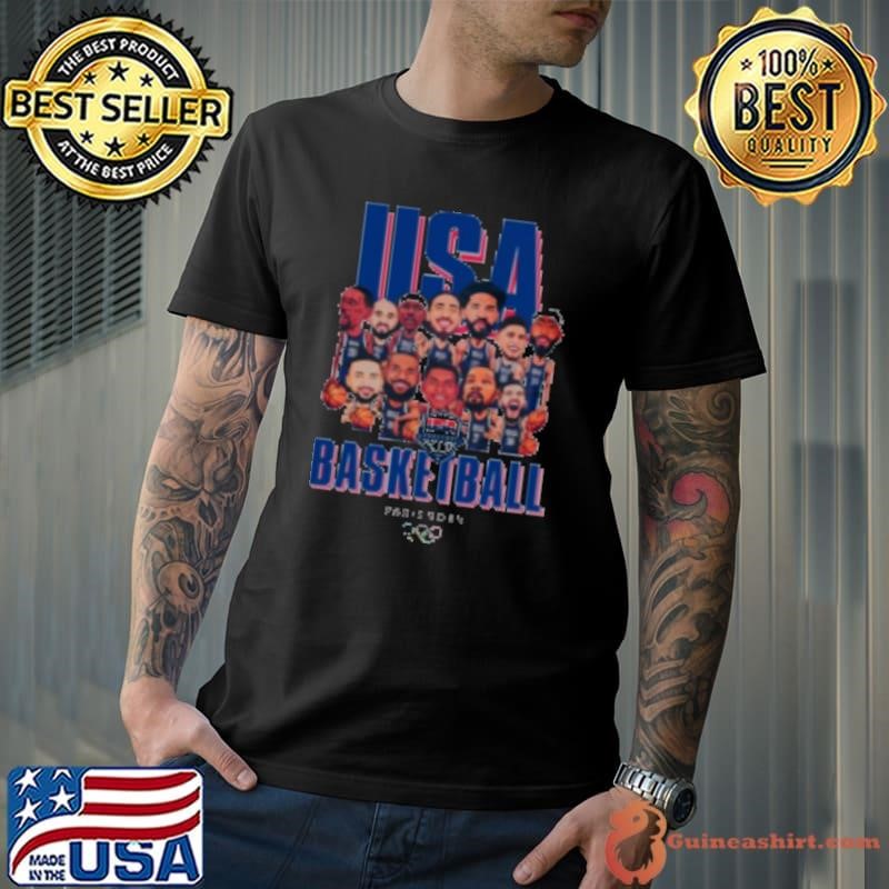 Paris 2024 Olympics Usa Basketball Shirt