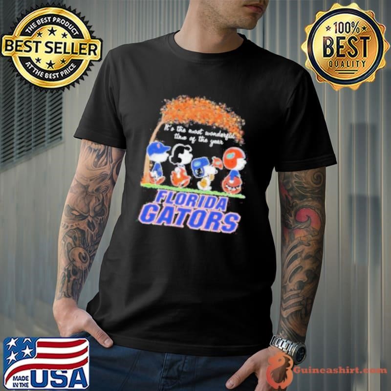 Peanuts Characters X Florida Gators It’s The Most Wonderful Time Of The Year Unisex