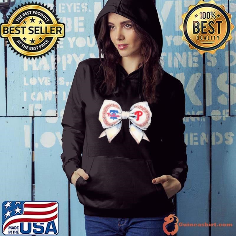 Philadelphia Phillies Bow In Love Baseball Girl 2024 Hoodie