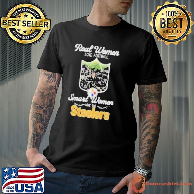 Real women love football smart women steeler Unisex