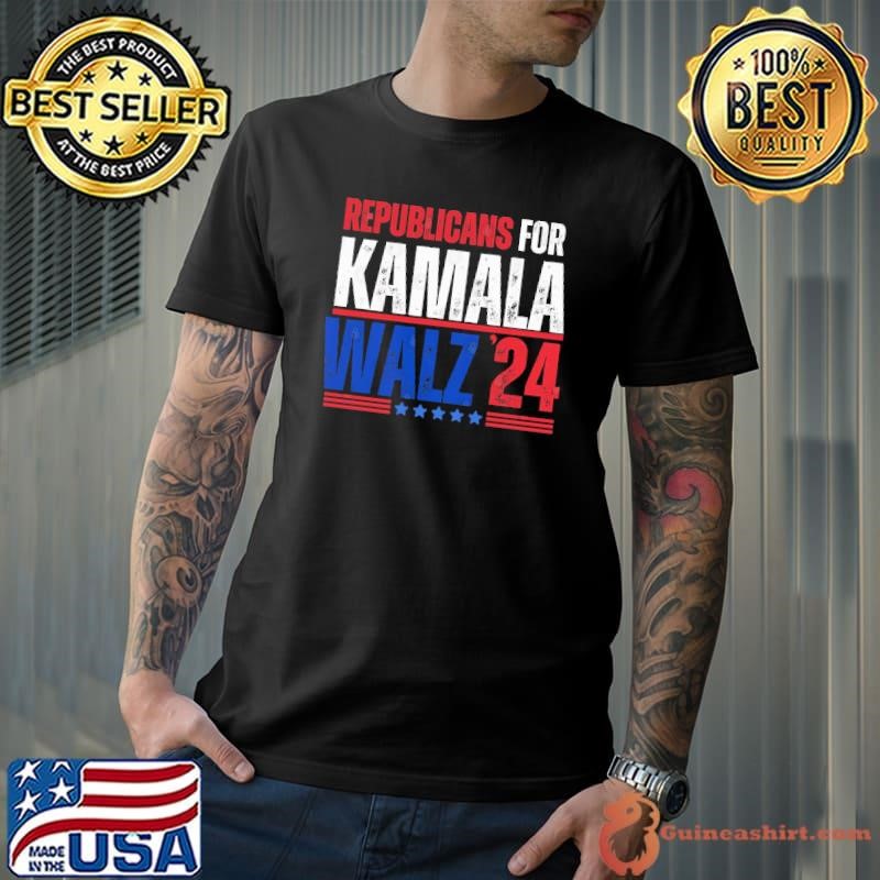 Republicans for harris walz 2024 election stars Unisex