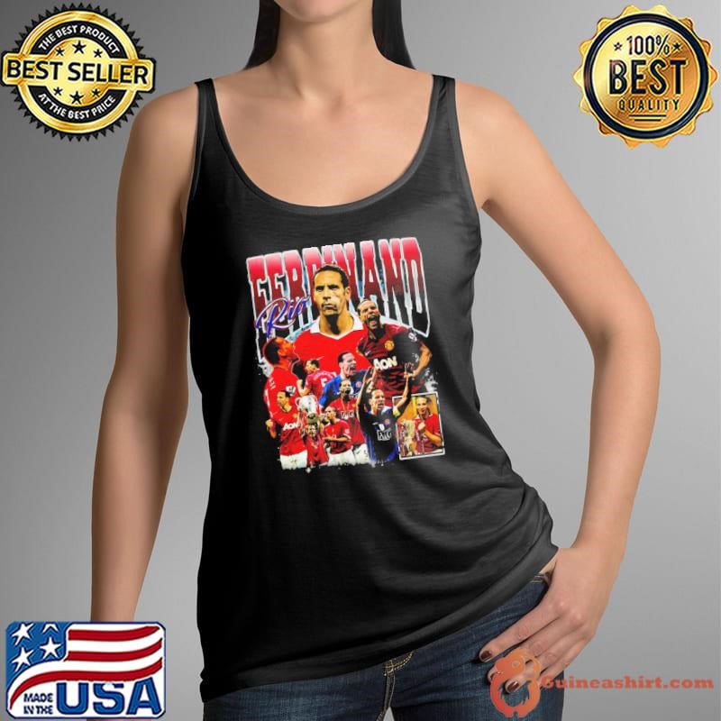 Rio Ferdinand English former professional footballer Retro Bootleg T-Shirt