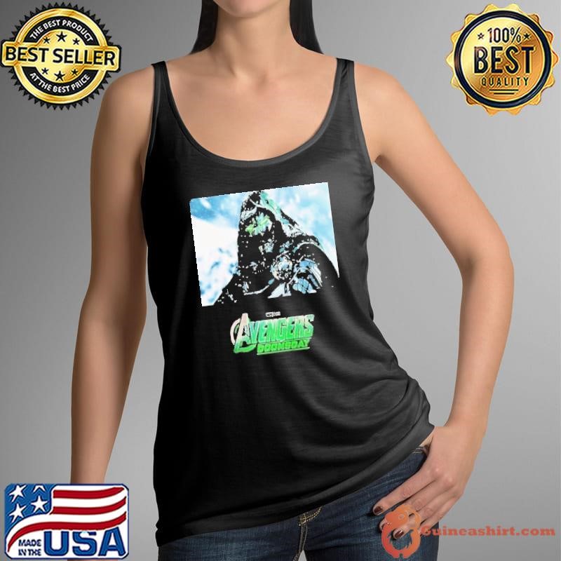 Robert Downey Jr As Doctor Doom Avengers Doomsday Marvel Studios Doctor Doom Wear Iron Man Mask Merchandise Tank Top