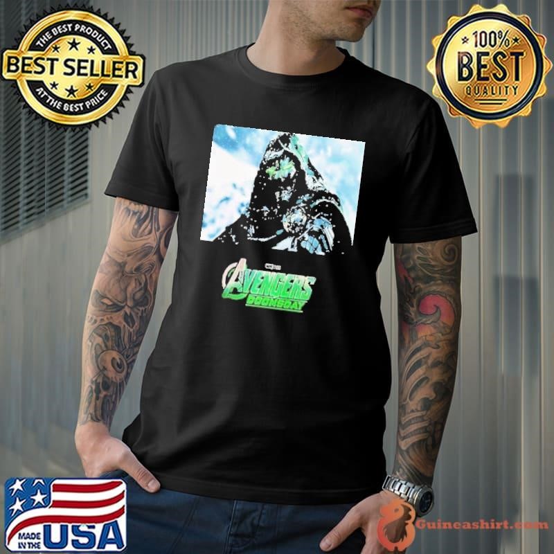 Robert Downey Jr As Doctor Doom Avengers Doomsday Marvel Studios Doctor Doom Wear Iron Man Mask Merchandise Shirt