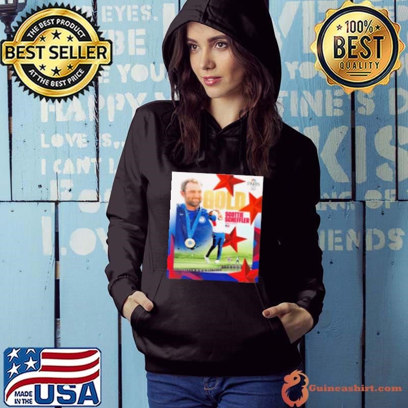 Scottie Scheffler At Paris Olympics 2024 Win Gold Medal In Men Golf Essential Hoodie
