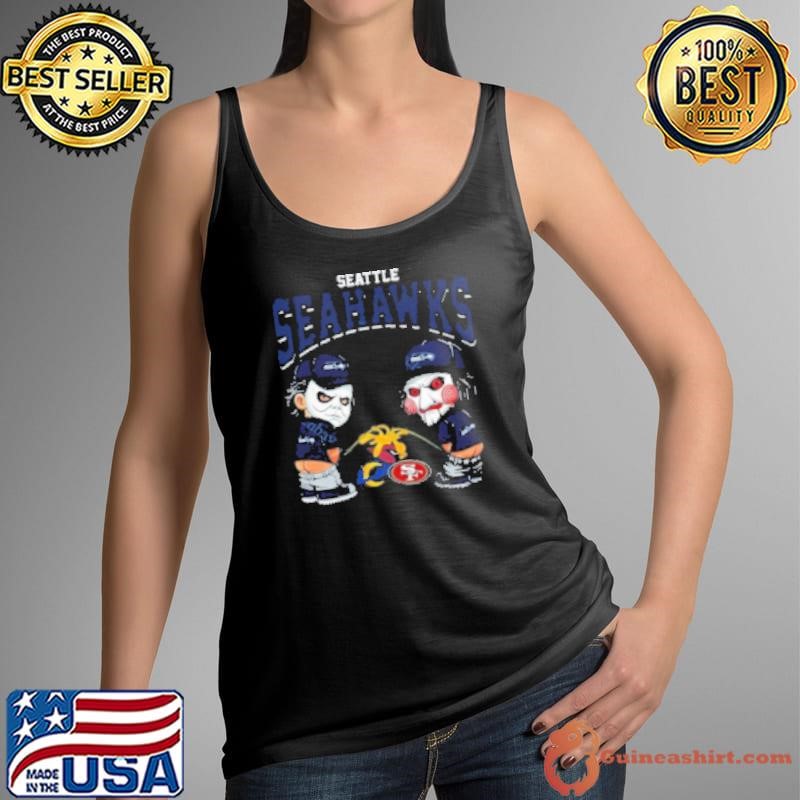 Seattle Seahawks NFL Halloween Peeing Shirt
