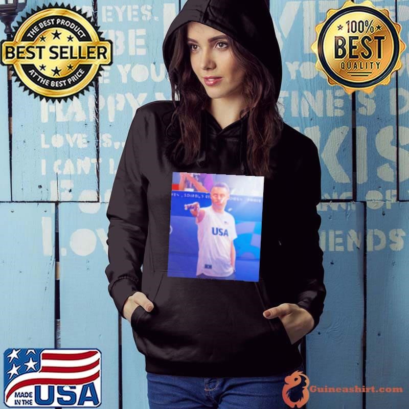 Stephen Curry Style Yusuf Dikec Vs Serbia Olympic Hoodie